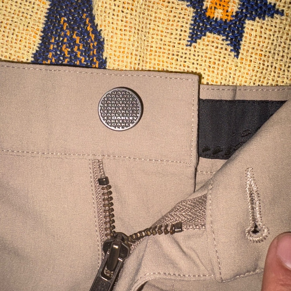 Oakley Tan Zippered Pants - Picture 2 of 3